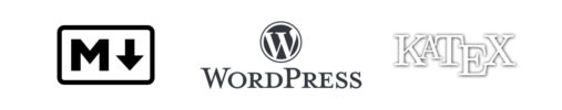 Markdown+WordPress+KaTeX